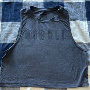 NOBULL Gray Sleeveless Crop Top